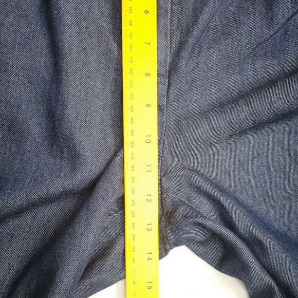 Talbots Petite Weston Pant Dark Wash Ladies Size 8P Pleated Front Pants/Jeans - Picture 13 of 13